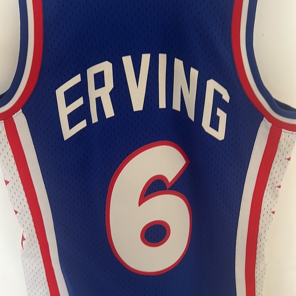 Julius Erving (6) retro Sixers jersey - Picture 3 of 3